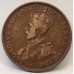 AUSTRALIA 1920 . ONE 1 PENNY . VARIETY . DOUBLE DOT